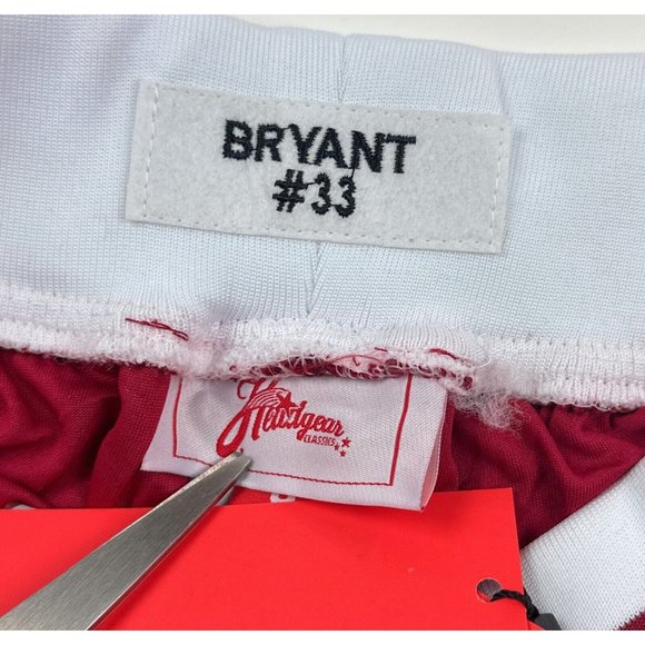 Kobe Bryant Lower Merion Front Logo Headgear Mens Small Red Basketball Shorts - Picture 5 of 10